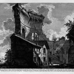 乔瓦尼·巴蒂斯塔·皮拉内西(Giovanni Battista Piranesi)高清作品:The Roman antiquities, t. 3, Plate XVIII. A view of the same