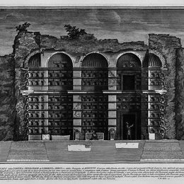 乔瓦尼·巴蒂斯塔·皮拉内西(Giovanni Battista Piranesi)高清作品:The Roman antiquities, t. 3, Plate XXIII. Cutaway view of th