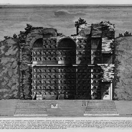 乔瓦尼·巴蒂斯塔·皮拉内西(Giovanni Battista Piranesi)高清作品:The Roman antiquities, t. 3, Plate XXIV. More insight into t