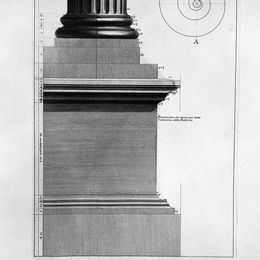 乔瓦尼·巴蒂斯塔·皮拉内西(Giovanni Battista Piranesi)高清作品:The Roman antiquities, t. 4, Plate LI. Vista in large parts