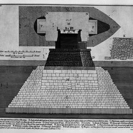 乔瓦尼·巴蒂斯塔·皮拉内西(Giovanni Battista Piranesi)高清作品:The Roman antiquities, t. 4, Plate XII. View of an entrance