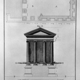 乔瓦尼·巴蒂斯塔·皮拉内西(Giovanni Battista Piranesi)高清作品:The Roman antiquities, t. 4, Plate XLIX.