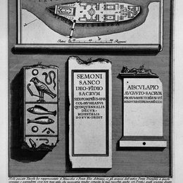 乔瓦尼·巴蒂斯塔·皮拉内西(Giovanni Battista Piranesi)高清作品:The Roman antiquities, t. 4, Plate XV. View the progress of