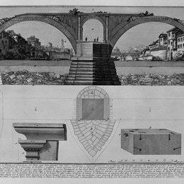 乔瓦尼·巴蒂斯塔·皮拉内西(Giovanni Battista Piranesi)高清作品:The Roman antiquities, t. 4, Plate XVIII. Inscriptions in Br