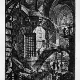 《圆塔》乔瓦尼·巴蒂斯塔·皮拉内西(Giovanni Battista Piranesi)高清作品欣赏
