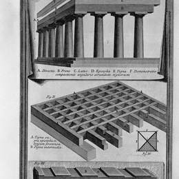 《古代马戏团之一的马戏团观》乔瓦尼·巴蒂斯塔·皮拉内西(Giovanni Battista Piranesi)高清作品欣赏