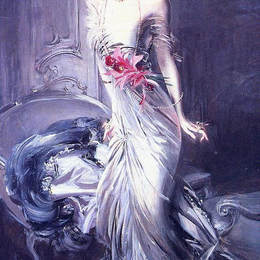 乔瓦尼·波尔蒂尼(Giovanni Boldini)高清作品:Portrait of Madame E. L. Doyen