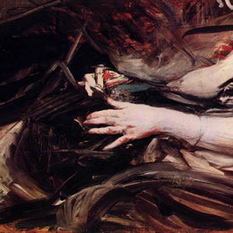 《女缝纫手》乔瓦尼·波尔蒂尼(Giovanni Boldini)高清作品欣赏