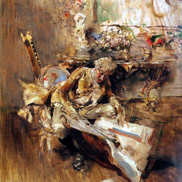 《艺术鉴赏家》乔瓦尼·波尔蒂尼(Giovanni Boldini)高清作品欣赏