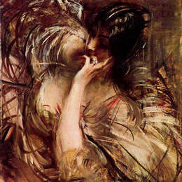 《薄纱屋》乔瓦尼·波尔蒂尼(Giovanni Boldini)高清作品欣赏