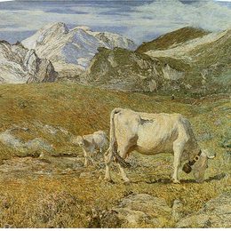 《弗兰克和林格斯威德》乔凡尼·塞冈提尼(Giovanni Segantini)高清作品欣赏