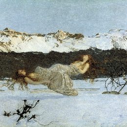 《欲望的惩罚》乔凡尼·塞冈提尼(Giovanni Segantini)高清作品欣赏