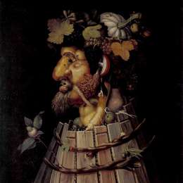 《秋天》朱塞佩·阿沁波尔多(Giuseppe Arcimboldo)高清作品欣赏