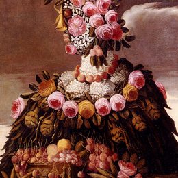 《春天》朱塞佩·阿沁波尔多(Giuseppe Arcimboldo)高清作品欣赏