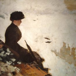 《雪效应》朱塞佩·德·尼蒂斯(Giuseppe de Nittis)高清作品欣赏