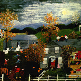 《万圣节》摩西奶奶(Grandma Moses)高清作品欣赏