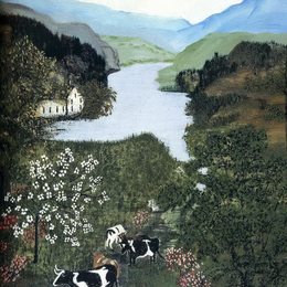 《谢南多厄山谷》摩西奶奶(Grandma Moses)高清作品欣赏