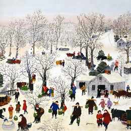 《糖化》摩西奶奶(Grandma Moses)高清作品欣赏