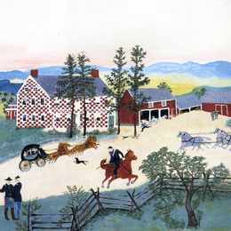 《格子房》摩西奶奶(Grandma Moses)高清作品欣赏