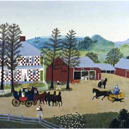 《格子房》摩西奶奶(Grandma Moses)高清作品欣赏