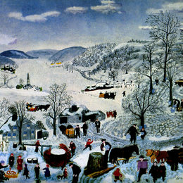 《糖化》摩西奶奶(Grandma Moses)高清作品欣赏