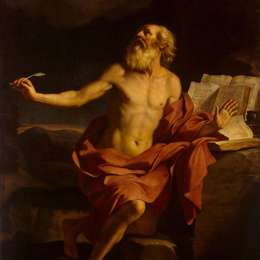 《荒野中的圣杰罗姆》圭尔奇诺(Guercino)高清作品欣赏