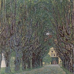 古斯塔夫·克林姆特(Gustav Klimt)高清作品:Avenue of Schloss Kammer Park