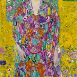 古斯塔夫·克林姆特(Gustav Klimt)高清作品:Portrait Of Eugenia Primavesi