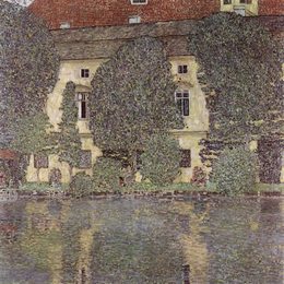 古斯塔夫·克林姆特(Gustav Klimt)高清作品:The Schloss Kammer on the Attersee, III