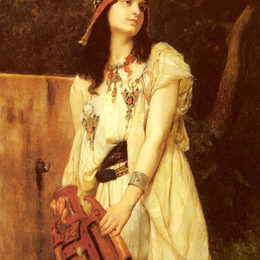 《有瓮的女人》古斯塔夫·布朗格(Gustave Boulanger)高清作品欣赏