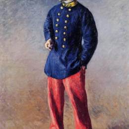 《军人》古斯塔夫·卡里伯特(Gustave Caillebotte)高清作品欣赏