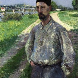 《尤金拉米的肖像》古斯塔夫·卡里伯特(Gustave Caillebotte)高清作品欣赏