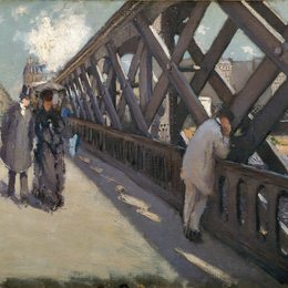 《研究欧洲的桥梁》古斯塔夫·卡里伯特(Gustave Caillebotte)高清作品欣赏