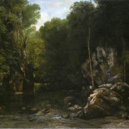 《孤独》古斯塔夫·库尔贝(Gustave Courbet)高清作品欣赏