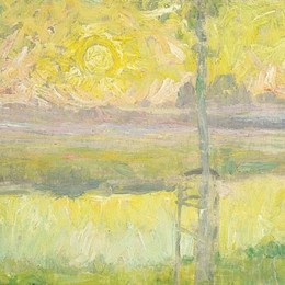 《在圣马丁斯湾花园》古斯塔夫德斯梅特(Gustave de Smet)高清作品欣赏
