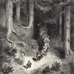 《我的拇指》古斯塔夫·多尔(Gustave Dore)高清作品欣赏