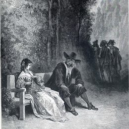 《女孩的插图》古斯塔夫·多尔(Gustave Dore)高清作品欣赏