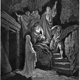 《拉撒路复活》古斯塔夫·多尔(Gustave Dore)高清作品欣赏