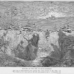 《方舟归还贝丝谢梅什》古斯塔夫·多尔(Gustave Dore)高清作品欣赏