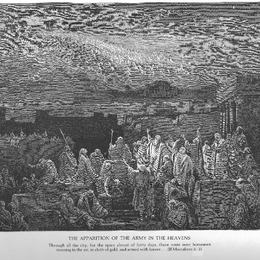 《军队出现在天堂》古斯塔夫·多尔(Gustave Dore)高清作品欣赏