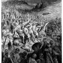 《多利赖姆之战》古斯塔夫·多尔(Gustave Dore)高清作品欣赏