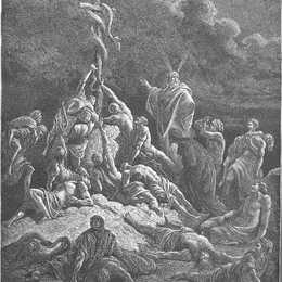 《青铜蛇》古斯塔夫·多尔(Gustave Dore)高清作品欣赏