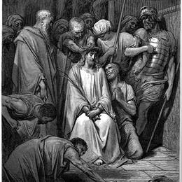《荆棘王冠》古斯塔夫·多尔(Gustave Dore)高清作品欣赏