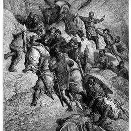 《十字军穿越金牛座》古斯塔夫·多尔(Gustave Dore)高清作品欣赏