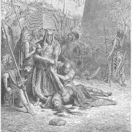 《亚比米勒之死》古斯塔夫·多尔(Gustave Dore)高清作品欣赏