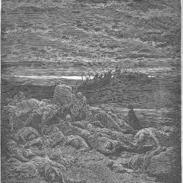 《基顿儿子之死》古斯塔夫·多尔(Gustave Dore)高清作品欣赏