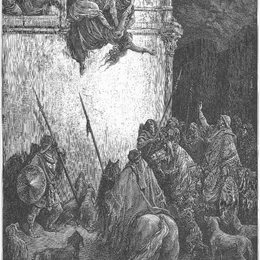 《耶洗别之死》古斯塔夫·多尔(Gustave Dore)高清作品欣赏