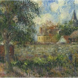 《诺曼底农场》古斯塔夫·洛伊索(Gustave Loiseau)高清作品欣赏