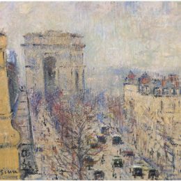 《瓦格伦大道》古斯塔夫·洛伊索(Gustave Loiseau)高清作品欣赏