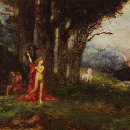 古斯塔夫·莫罗(Gustave Moreau)高清作品:Pasiphae and the Bul